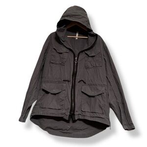 Zara Men’s Hooded Jacket with Zipper, Multiple Pockets